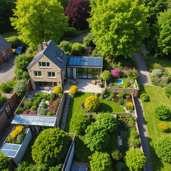 How can property owners in the UK capitalize on the growing trend of sustainable living?